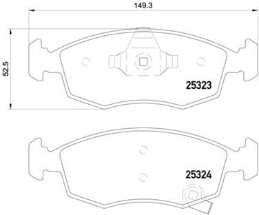 Disc Brake Pad Set PA 355016231