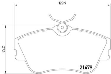 Disc Brake Pad Set PA 355018071