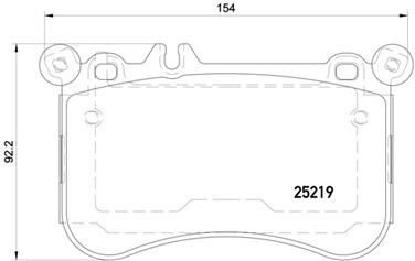 Disc Brake Pad Set PA 355019671