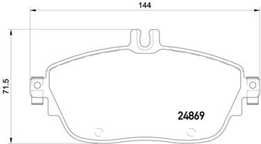 Disc Brake Pad Set PA 355019721