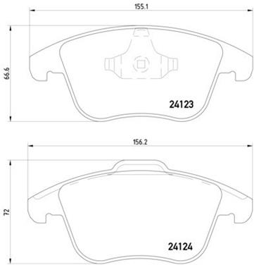 Disc Brake Pad Set PA 355019881