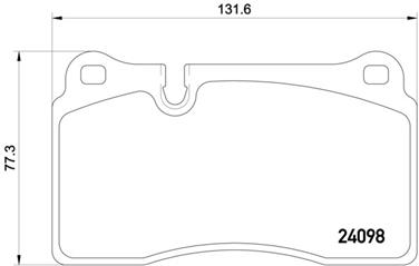 Disc Brake Pad Set PA 355019941