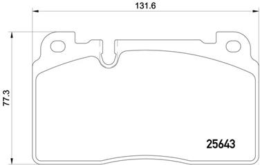 Disc Brake Pad Set PA 355020241