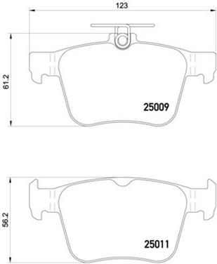 Disc Brake Pad Set PA 355020261