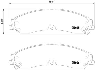 Disc Brake Pad Set PA 355020541