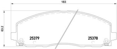 Disc Brake Pad Set PA 355020571