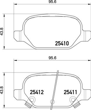 Disc Brake Pad Set PA 355020751