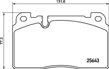 Disc Brake Pad Set PA 355021331