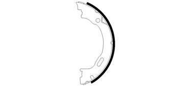 1999 Mercedes-Benz ML320 Parking Brake Shoe Set PA 355050451