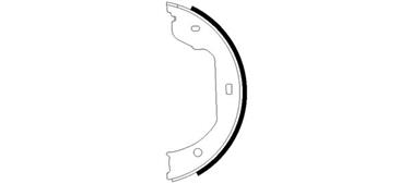 2003 BMW 745Li Parking Brake Shoe Set PA 355050471