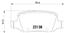 Disc Brake Pad Set PA 355012131