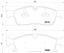 Disc Brake Pad Set PA 355019821