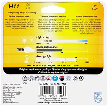 Fog Light Bulb PL H11B2