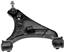 Suspension Control Arm and Ball Joint Assembly RB 521-863