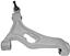 2014 Audi Q7 Suspension Control Arm and Ball Joint Assembly RB 521-955