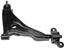 Suspension Control Arm and Ball Joint Assembly RB 522-602