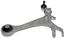 Suspension Control Arm and Ball Joint Assembly RB 522-855