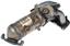 Exhaust Manifold with Integrated Catalytic Converter RB 673-811