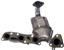 Exhaust Manifold with Integrated Catalytic Converter RB 673-835