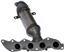 Exhaust Manifold with Integrated Catalytic Converter RB 674-109