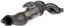 Exhaust Manifold with Integrated Catalytic Converter RB 674-109