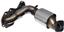 Exhaust Manifold with Integrated Catalytic Converter RB 674-117