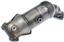 Exhaust Manifold with Integrated Catalytic Converter RB 674-121