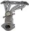 Exhaust Manifold with Integrated Catalytic Converter RB 674-122