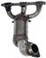 Exhaust Manifold with Integrated Catalytic Converter RB 674-131