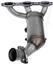 Exhaust Manifold with Integrated Catalytic Converter RB 674-132