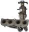 Exhaust Manifold with Integrated Catalytic Converter RB 674-134