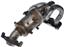 Exhaust Manifold with Integrated Catalytic Converter RB 674-134