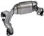 Exhaust Manifold with Integrated Catalytic Converter RB 674-141