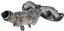 Exhaust Manifold with Integrated Catalytic Converter RB 674-147