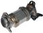 Exhaust Manifold with Integrated Catalytic Converter RB 674-148