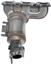 Exhaust Manifold with Integrated Catalytic Converter RB 674-256