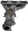 Exhaust Manifold with Integrated Catalytic Converter RB 674-420