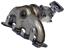 Exhaust Manifold with Integrated Catalytic Converter RB 674-631