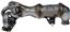 Exhaust Manifold with Integrated Catalytic Converter RB 674-748