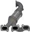 Exhaust Manifold with Integrated Catalytic Converter RB 674-817