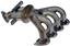 Exhaust Manifold with Integrated Catalytic Converter RB 674-841