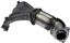 Exhaust Manifold with Integrated Catalytic Converter RB 674-851