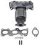 Exhaust Manifold with Integrated Catalytic Converter RB 674-853