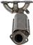 Exhaust Manifold with Integrated Catalytic Converter RB 674-881