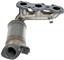 Exhaust Manifold with Integrated Catalytic Converter RB 674-882