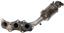 Exhaust Manifold with Integrated Catalytic Converter RB 674-920