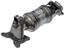 2012 Honda Accord Exhaust Manifold with Integrated Catalytic Converter RB 674-968