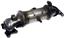 Exhaust Manifold with Integrated Catalytic Converter RB 674-986