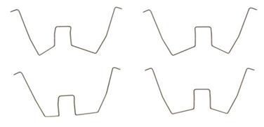 Disc Brake Pad Drag Reduction Clip RS H6010