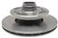 Disc Brake Rotor and Hub Assembly RS 9827R